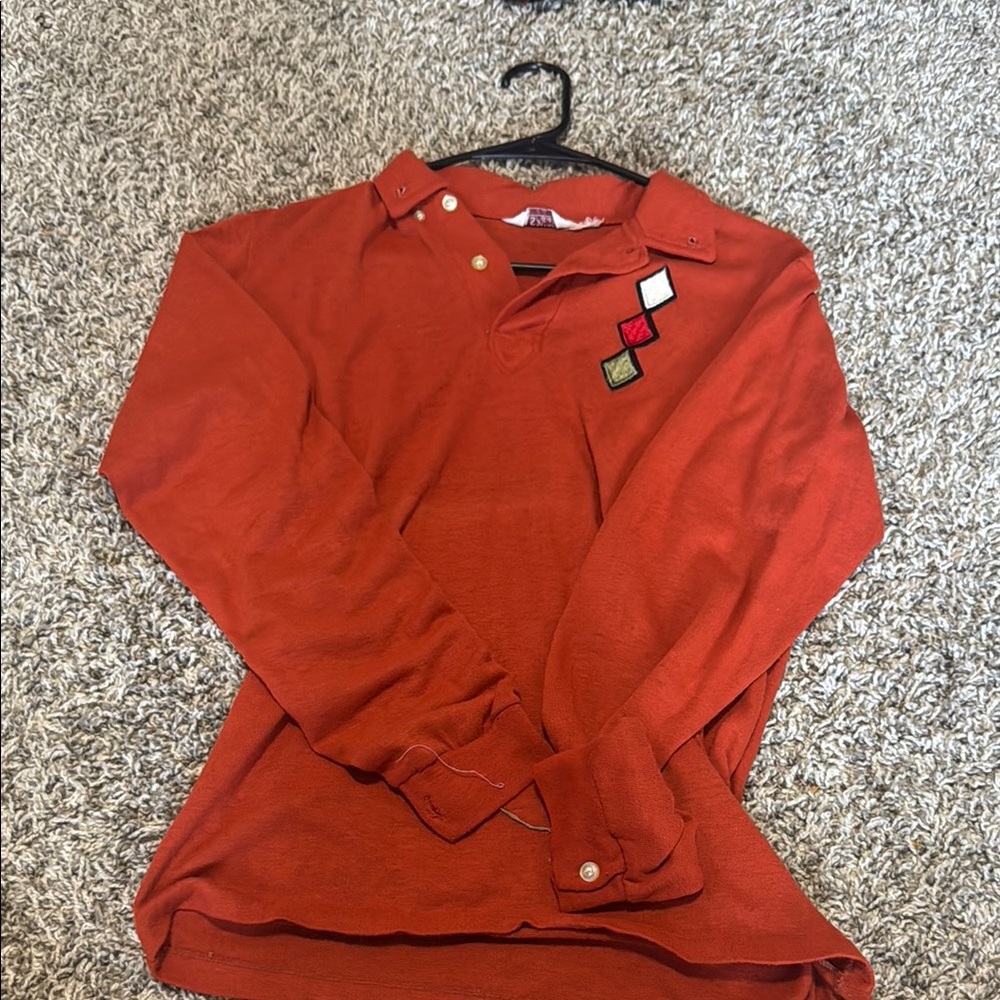 Spiegel Burnt Orange Polo Shirt
